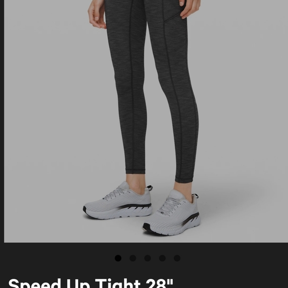 Brand new speed up tight 28 br lululemon leggings - Picture 4 of 4